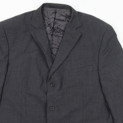 Mens UK Size 44 Marks and Spencer Regular Grey Suit Jacket