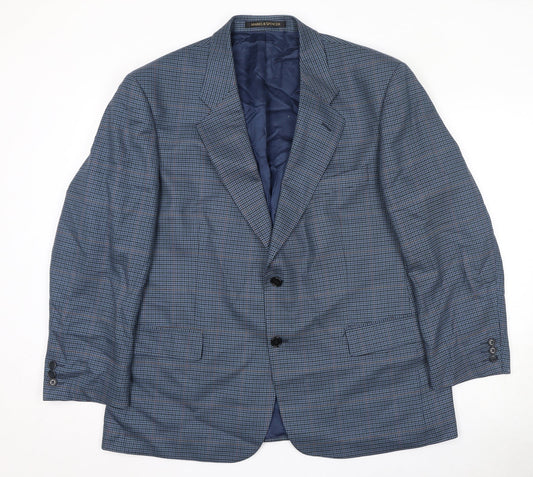 Mens UK Size 44 Marks and Spencer Regular Blue Suit Jacket
