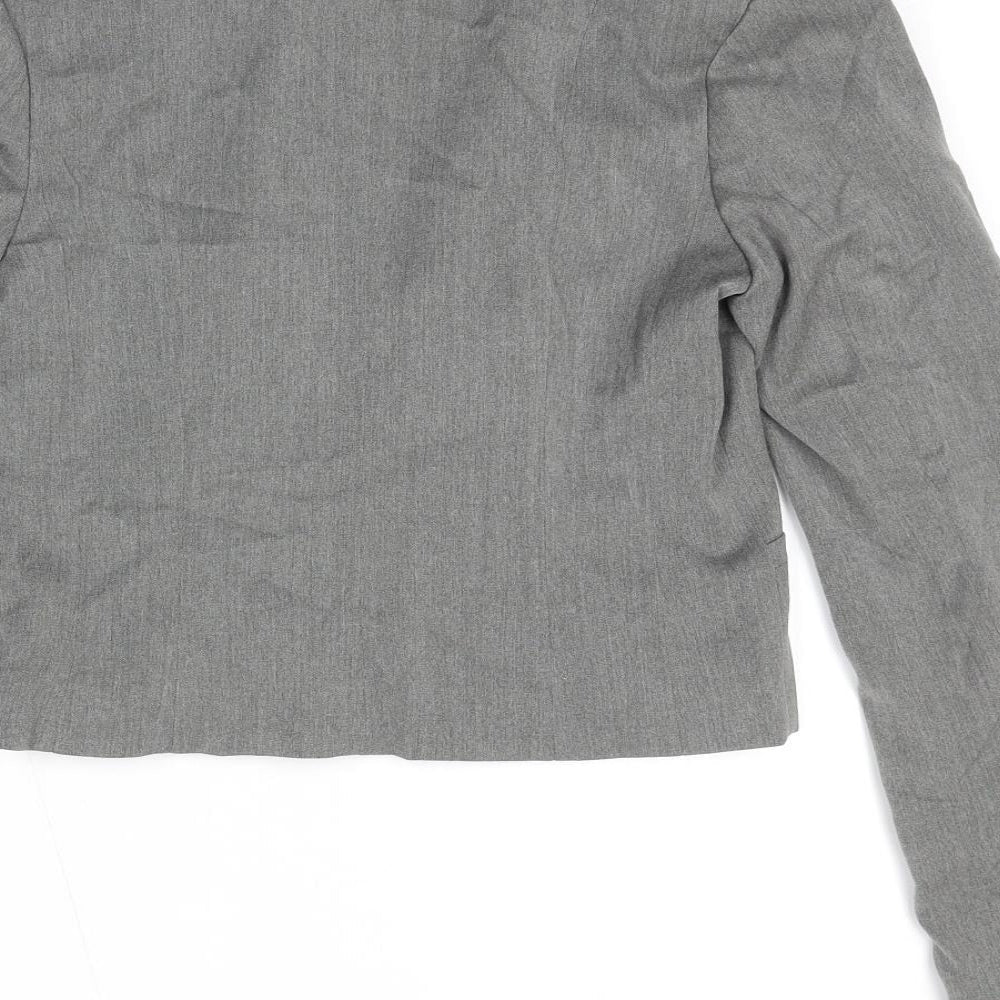 Divided by H&M Womens Grey Jacket Blazer Size 10 Button