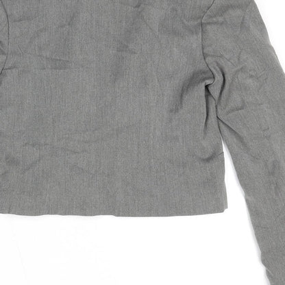 Divided by H&M Womens Grey Jacket Blazer Size 10 Button