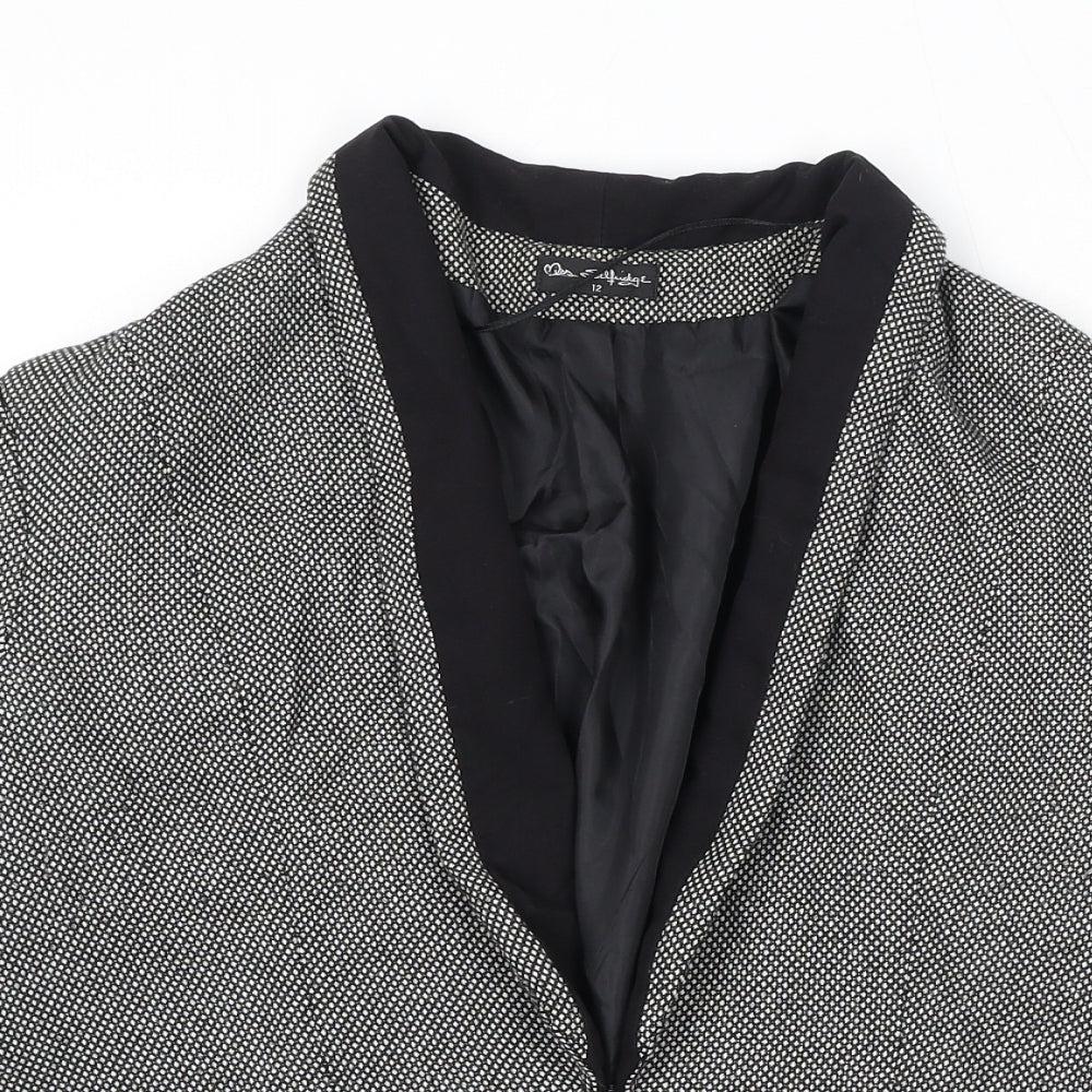 Womens UK Size 12 Miss Selfridge Black Jacket