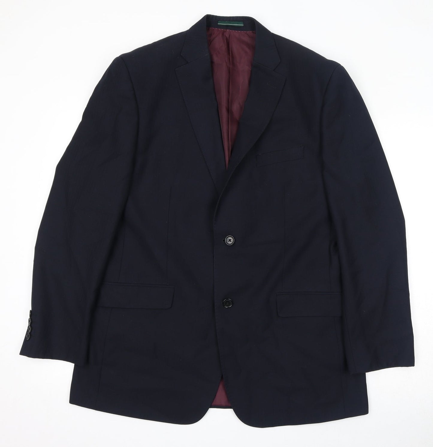 Mens UK Size 42 Greenwoods Regular Blue Suit Jacket