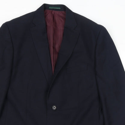 Mens UK Size 42 Greenwoods Regular Blue Suit Jacket