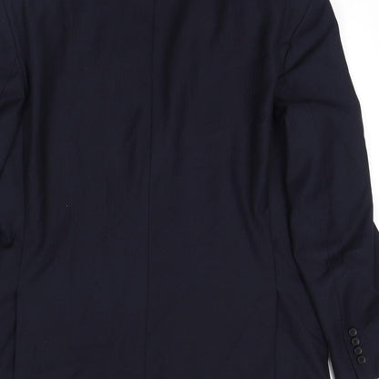 Mens UK Size 42 Greenwoods Regular Blue Suit Jacket