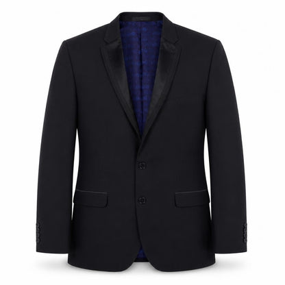 Mens UK Size 44 Greenwoods Regular Black Suit Jacket