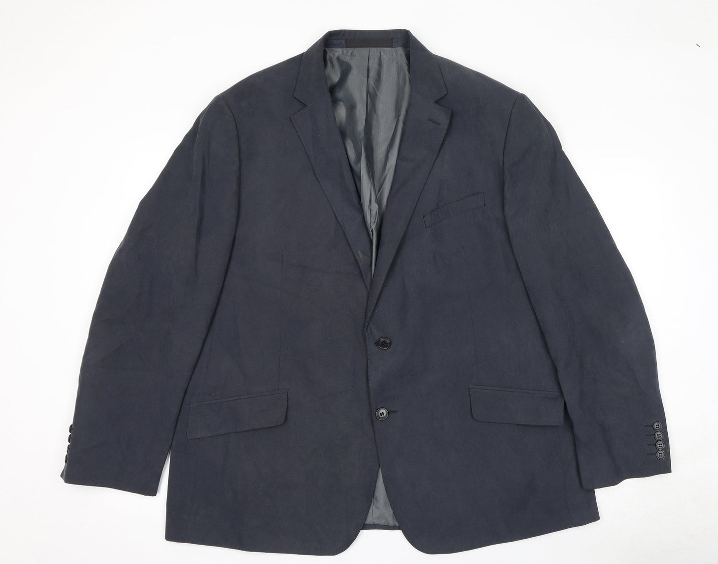 Mens UK Size 46 Marks and Spencer Regular Blue Suit Jacket