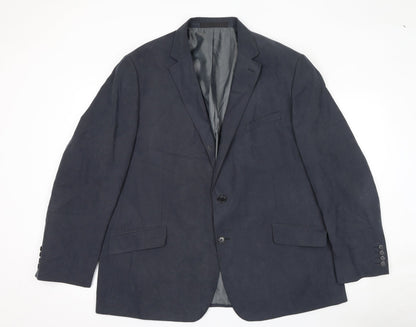 Mens UK Size 46 Marks and Spencer Regular Blue Suit Jacket