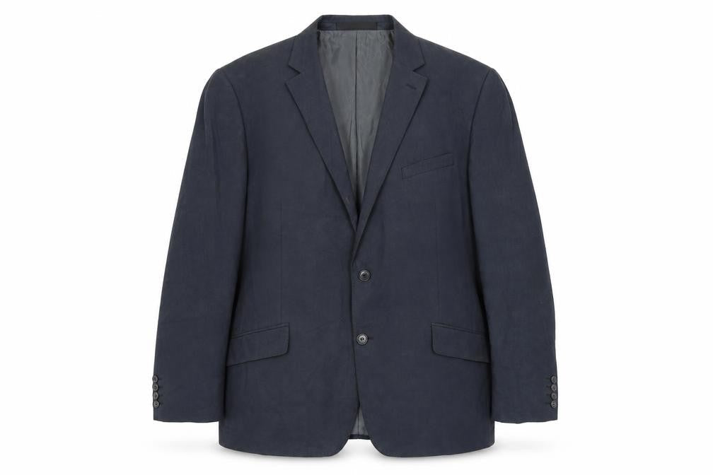 Mens UK Size 46 Marks and Spencer Regular Blue Suit Jacket