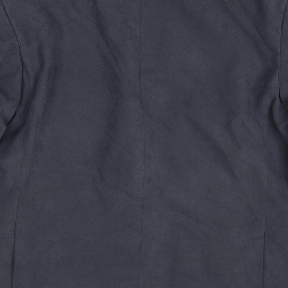 Mens UK Size 46 Marks and Spencer Regular Blue Suit Jacket