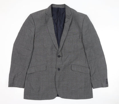 Mens UK Size 44 Scott & Taylor Regular Grey Suit Jacket