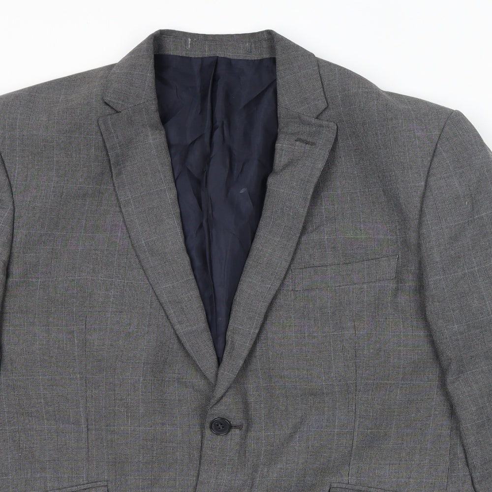 Mens UK Size 44 Scott & Taylor Regular Grey Suit Jacket