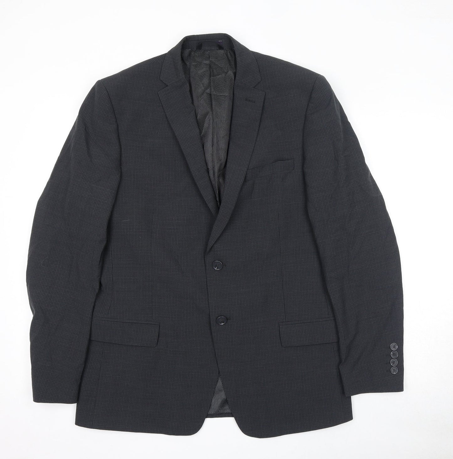 Mens UK Size 40 Marks and Spencer Regular Grey Suit Jacket