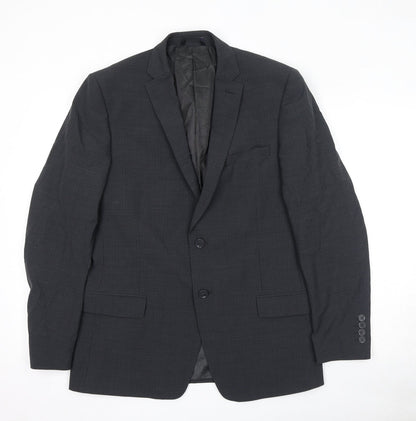 Mens UK Size 40 Marks and Spencer Regular Grey Suit Jacket