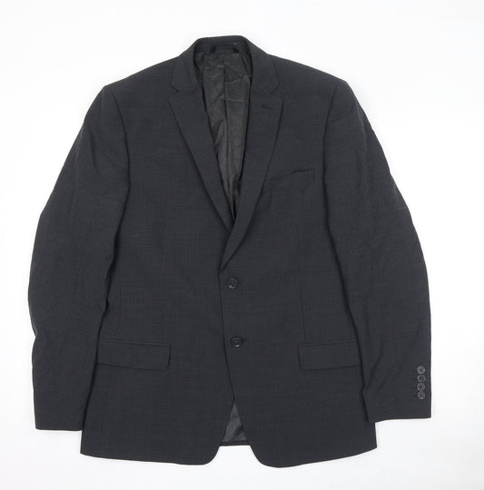 Mens UK Size 40 Marks and Spencer Regular Grey Suit Jacket