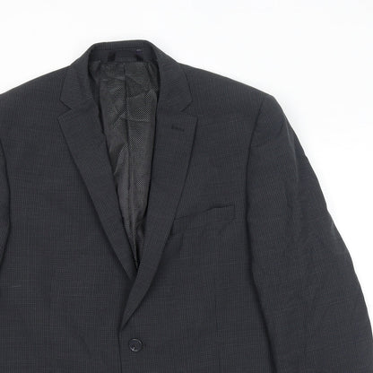 Mens UK Size 40 Marks and Spencer Regular Grey Suit Jacket