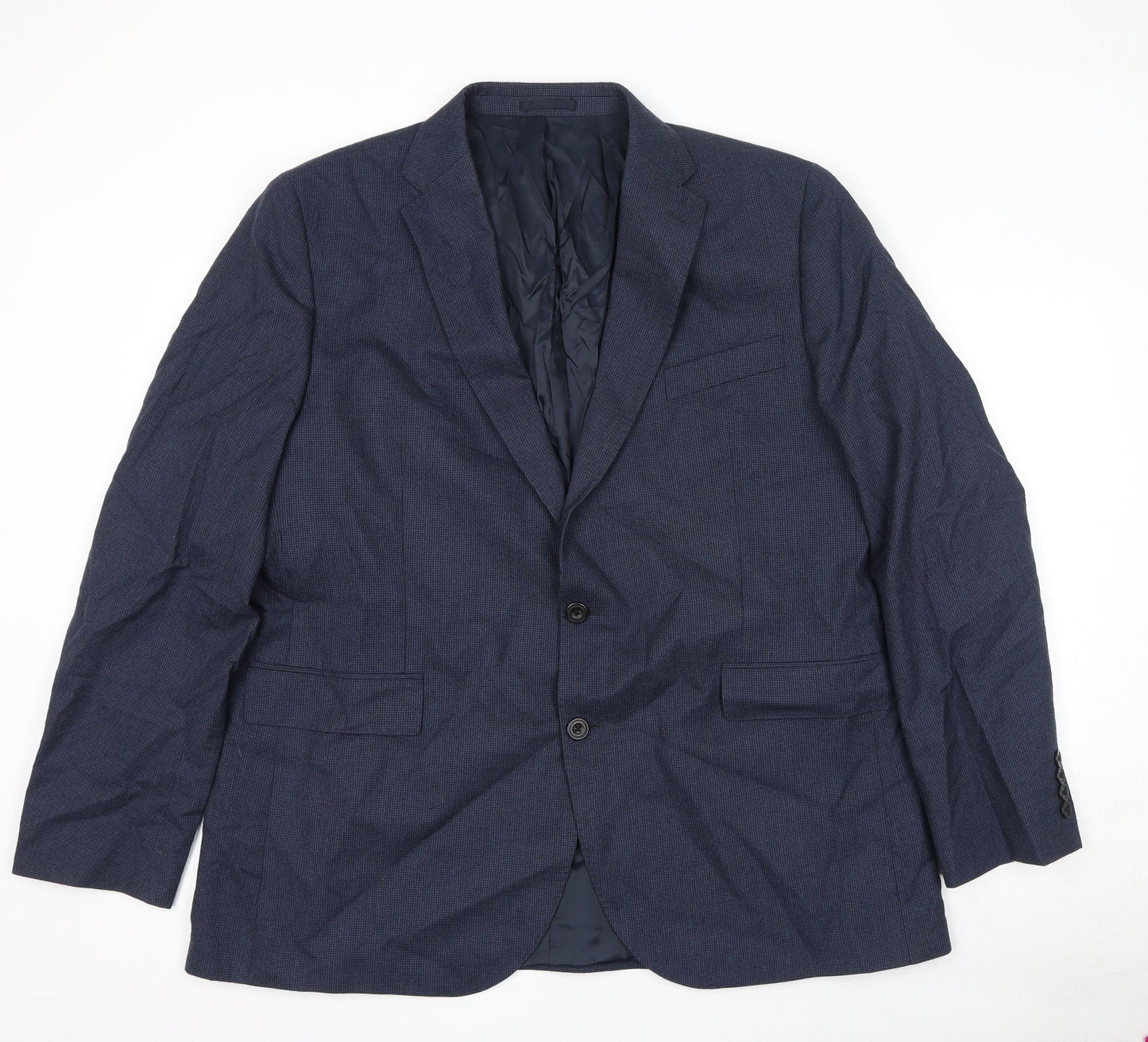 Mens UK Size 48 John Lewis Regular Blue Suit Jacket