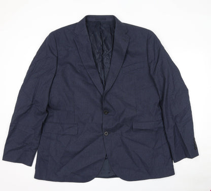 Mens UK Size 48 John Lewis Regular Blue Suit Jacket