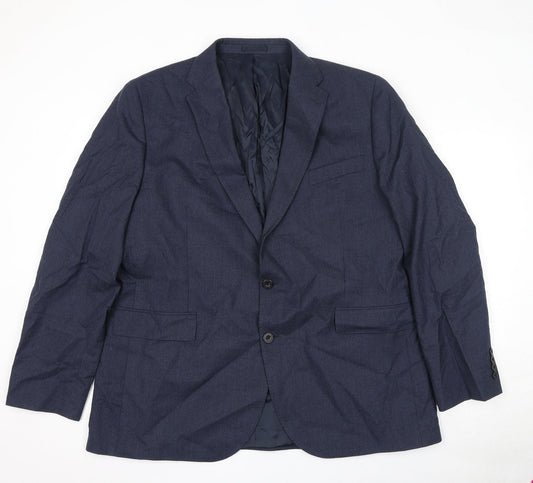 Mens UK Size 48 John Lewis Regular Blue Suit Jacket