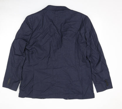 Mens UK Size 48 John Lewis Regular Blue Suit Jacket
