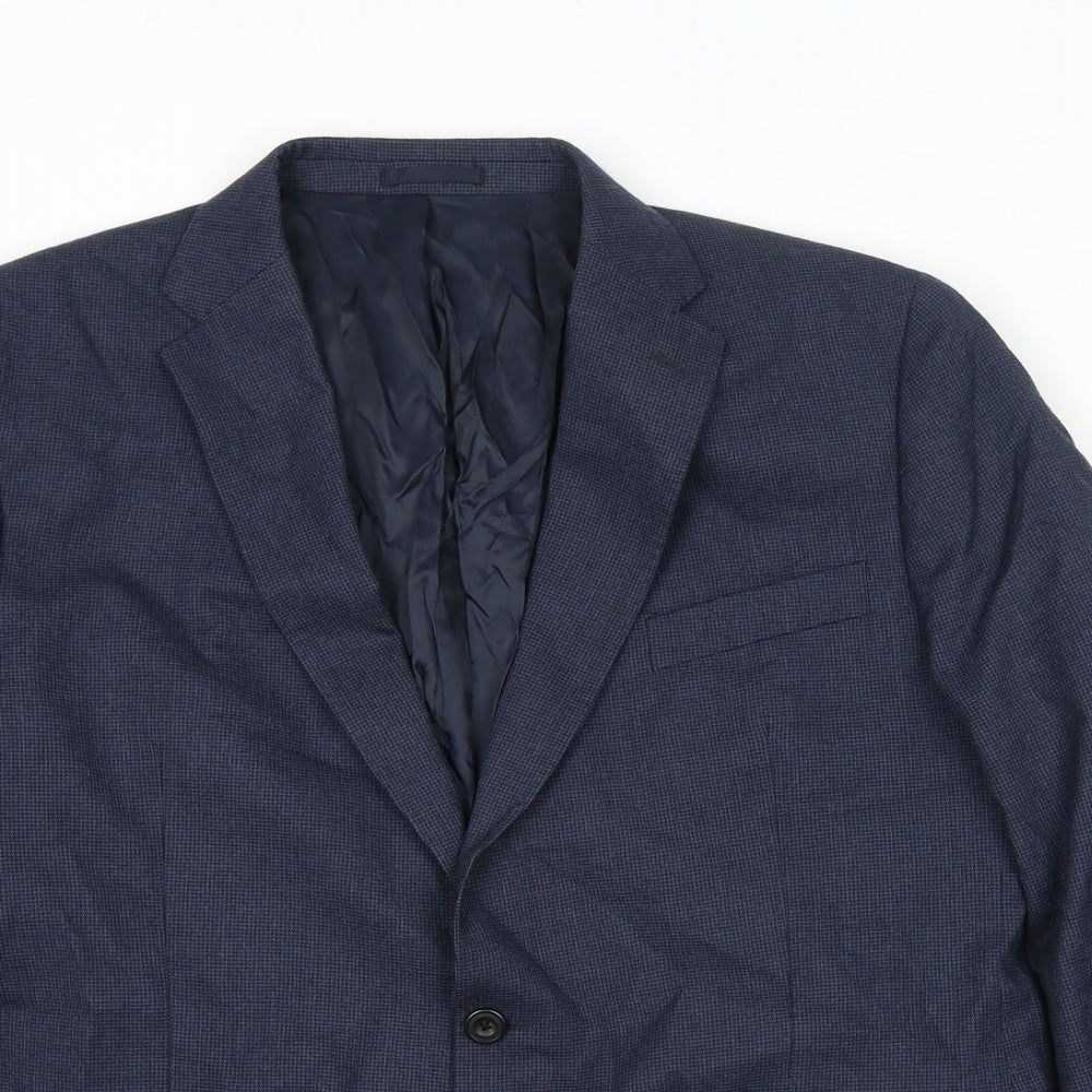 Mens UK Size 48 John Lewis Regular Blue Suit Jacket