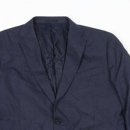 Mens UK Size 48 John Lewis Regular Blue Suit Jacket