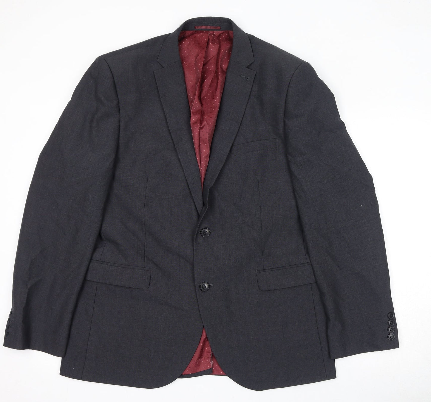 Mens UK Size 42 NEXT Regular Grey Suit Jacket