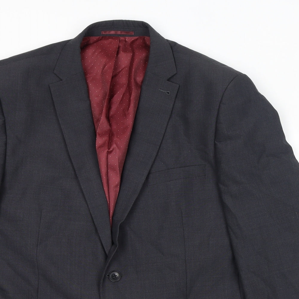 Mens UK Size 42 NEXT Regular Grey Suit Jacket