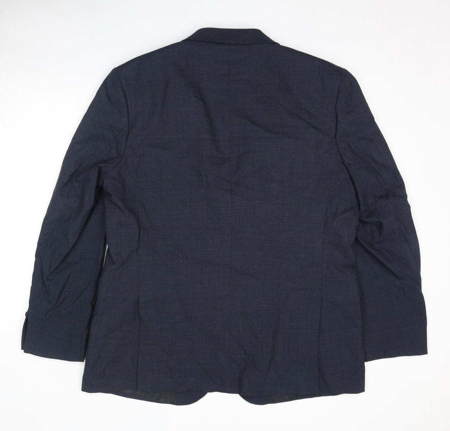 Mens UK Size 46 Marks and Spencer Regular Blue Suit Jacket