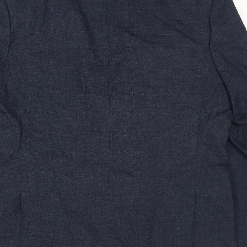 Mens UK Size 46 Marks and Spencer Regular Blue Suit Jacket