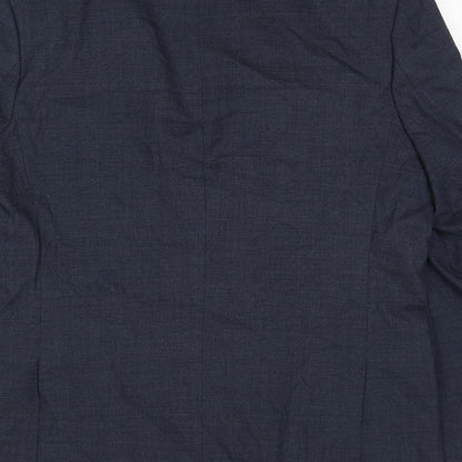 Mens UK Size 46 Marks and Spencer Regular Blue Suit Jacket