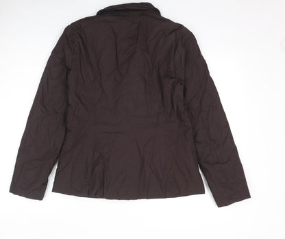 Womens UK Size M Zara Brown Jacket