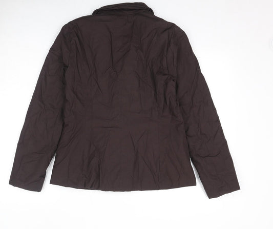 Womens UK Size M Zara Brown Jacket