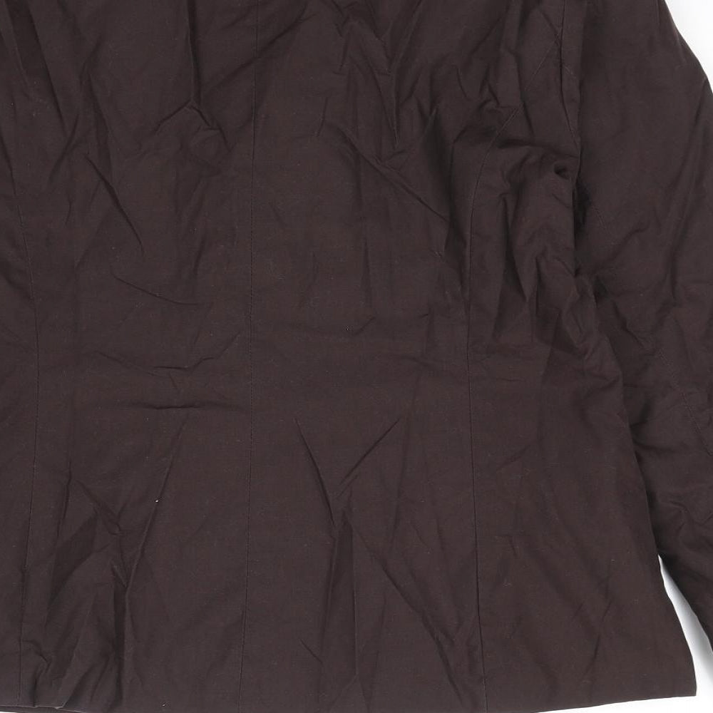 Womens UK Size M Zara Brown Jacket