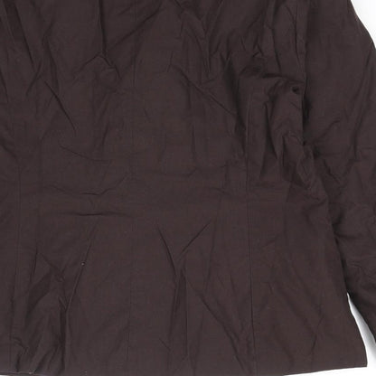 Womens UK Size M Zara Brown Jacket