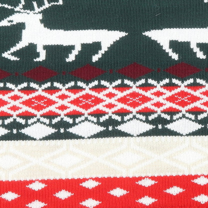 Boohoo Womens Multicoloured Crew Neck Geometric Acrylic Pullover Jumper Size 18