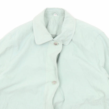 Danna Womens Blue Jacket Size 20 Button