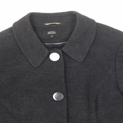 Womens UK Size 14 Marks and Spencer Grey Jacket