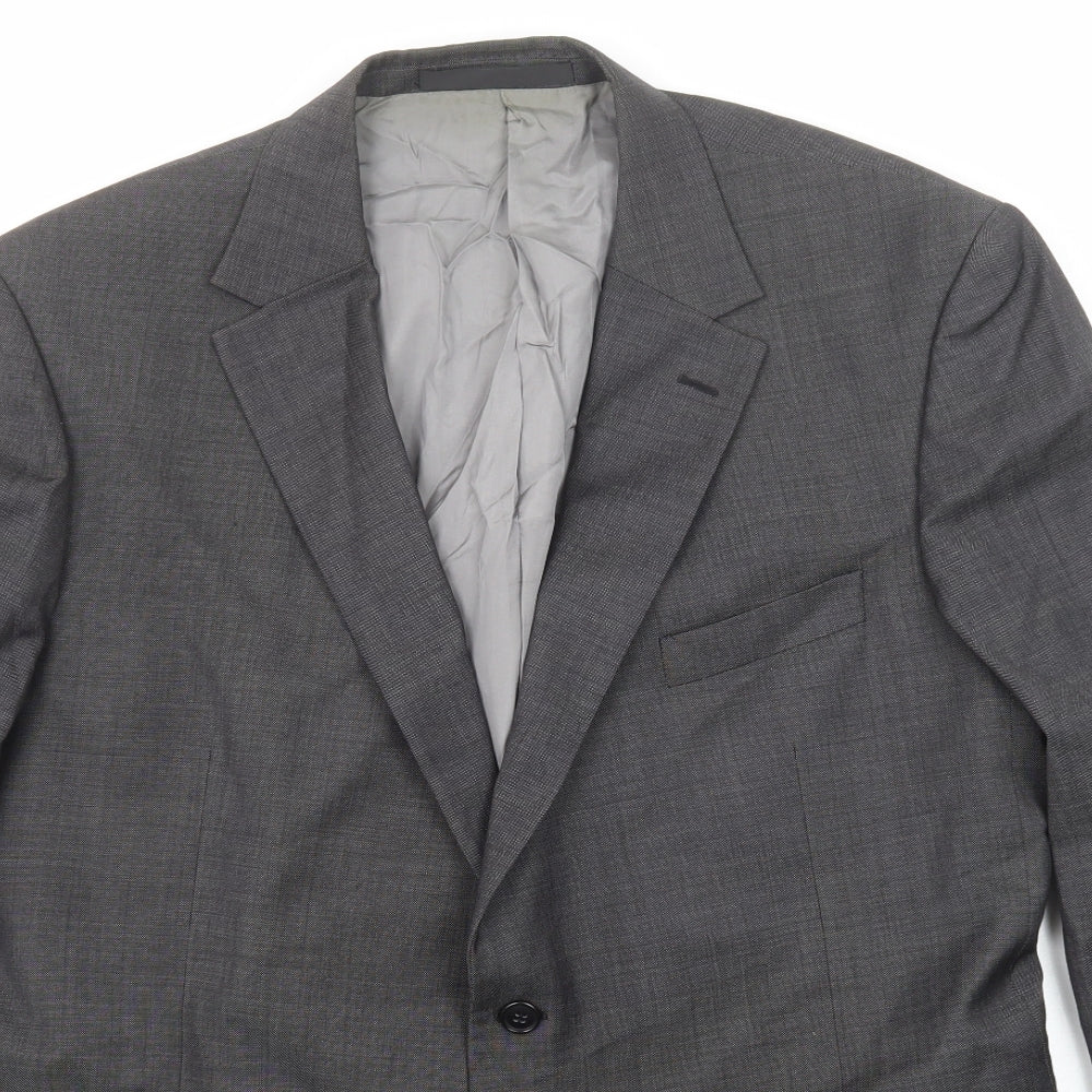 Mens UK Size 46 Marks and Spencer Regular Grey Suit Jacket