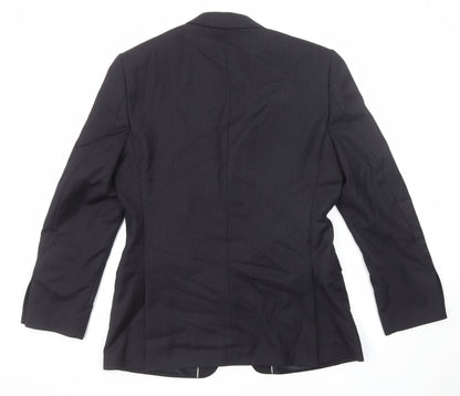 Mens UK Size 38 French Connection Regular Black Suit Jacket