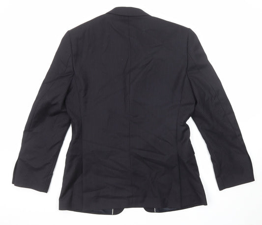 Mens UK Size 38 French Connection Regular Black Suit Jacket