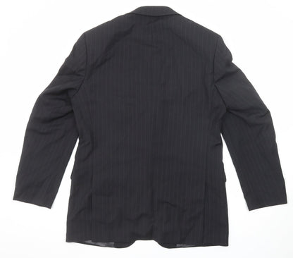 Mens UK Size 40 Marks and Spencer Regular Black Suit Jacket
