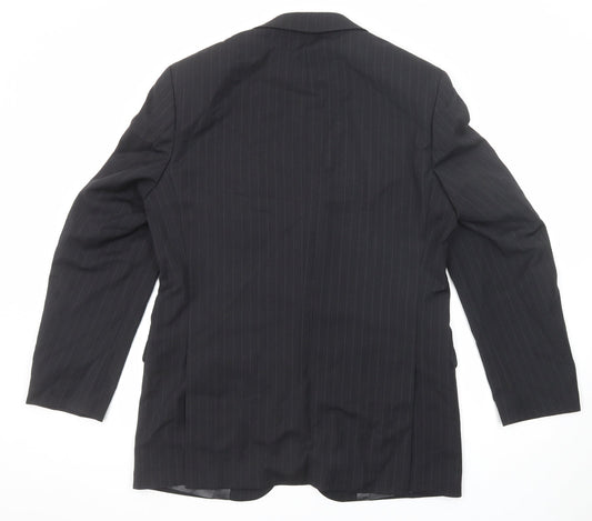 Mens UK Size 40 Marks and Spencer Regular Black Suit Jacket
