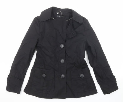 Womens UK Size 8 H&M Black Jacket