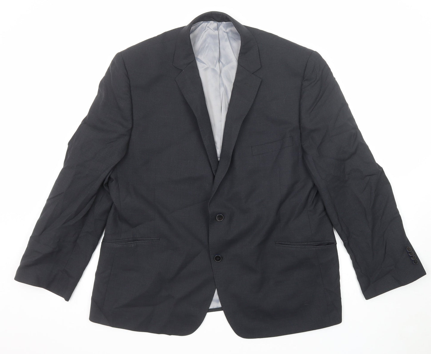 Mens UK Size 48 Performance Suit Regular Blue Suit Jacket
