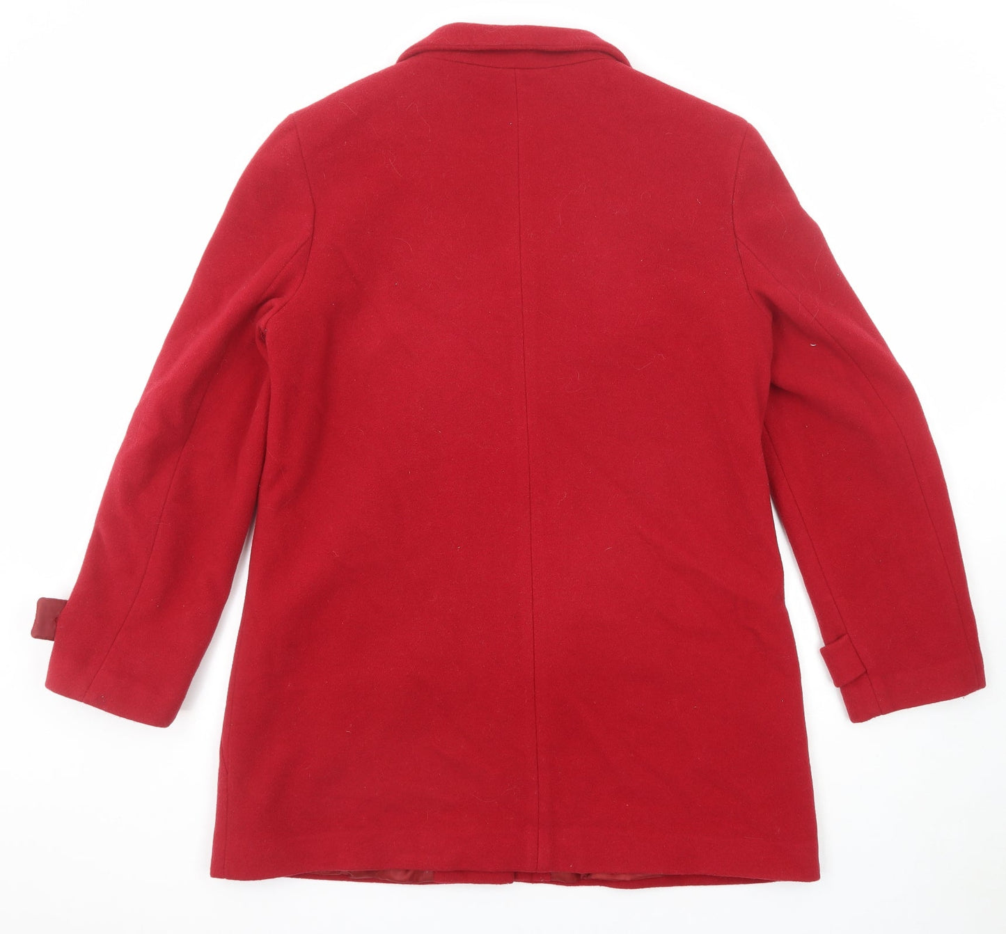 Womens UK Size 14 BHS Red Overcoat