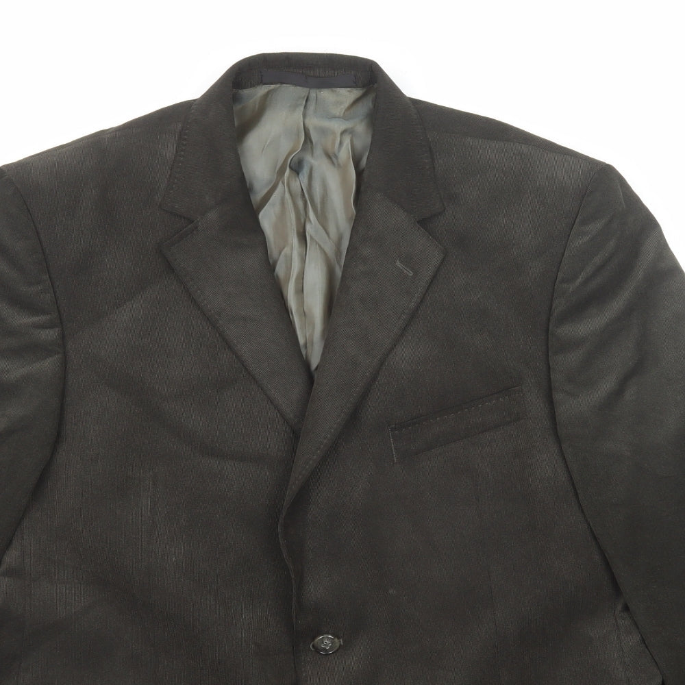 Mens UK Size 42 Marks and Spencer Regular Green Suit Jacket
