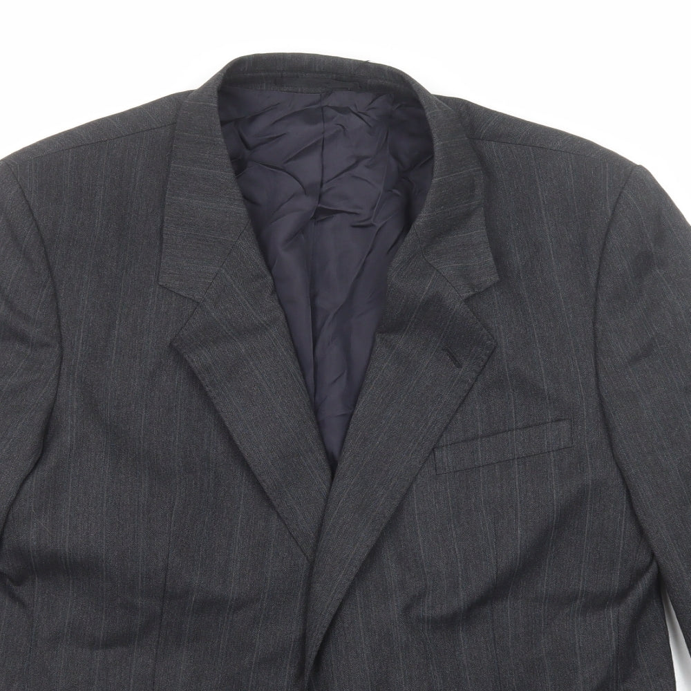 Mens UK Size 42 Burton Regular Grey Suit Jacket