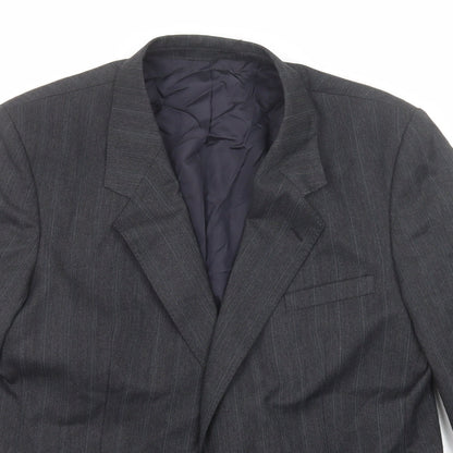 Mens UK Size 42 Burton Regular Grey Suit Jacket