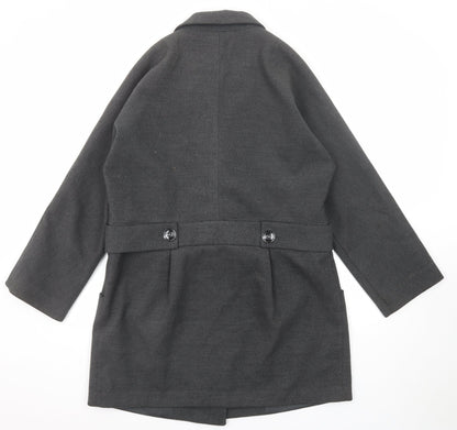 Womens UK Size 16 NEXT Grey Overcoat