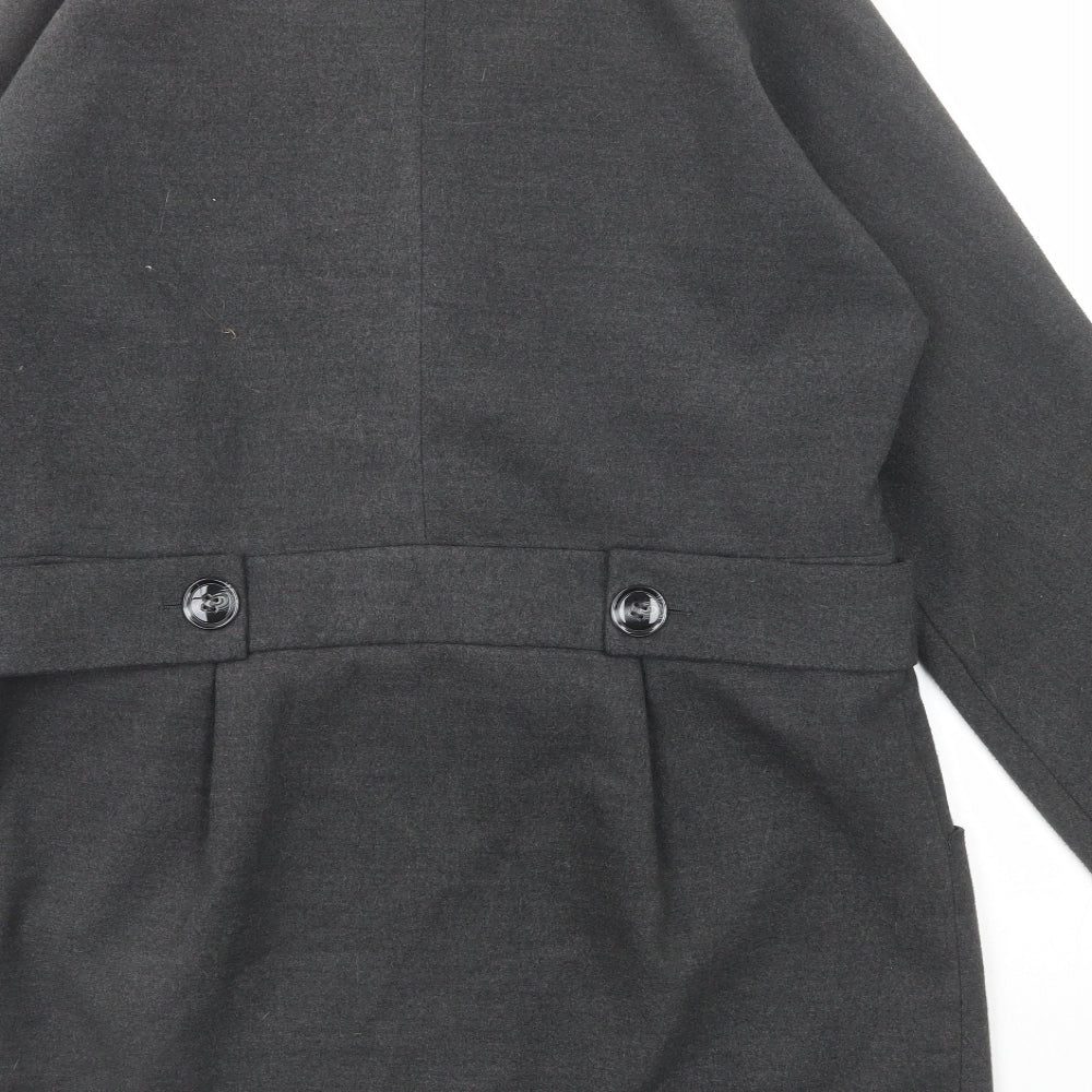 Womens UK Size 16 NEXT Grey Overcoat